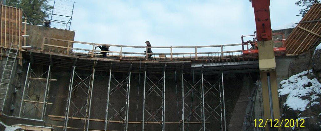 Penticton dam project by Cumming Construction