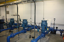 West Bench booster station — mechanical installation project