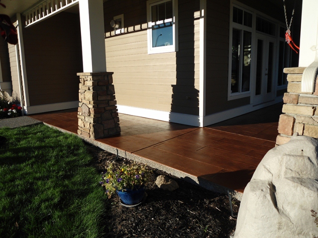 Wood Plank Stamped Restoration