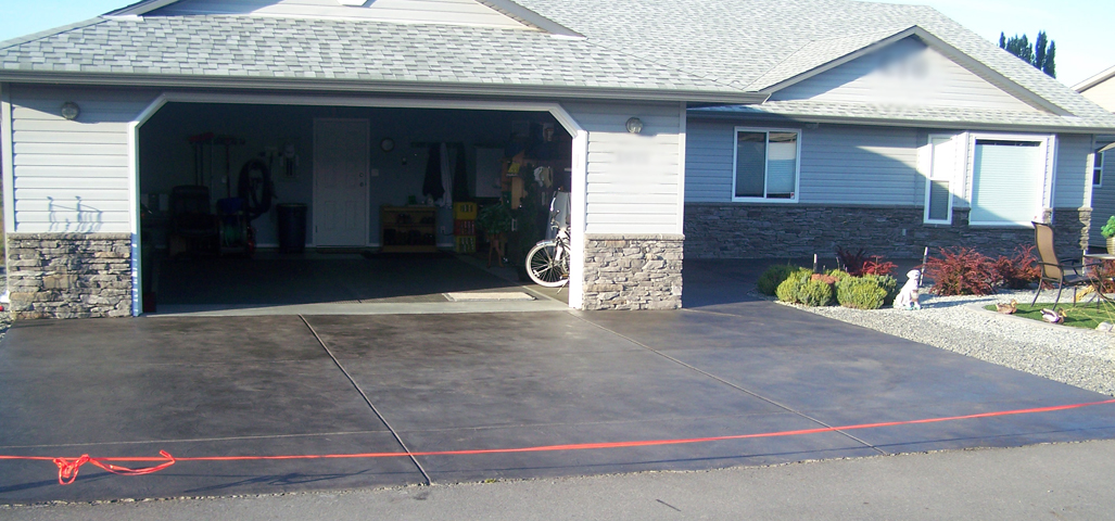 Trowel overlay finish