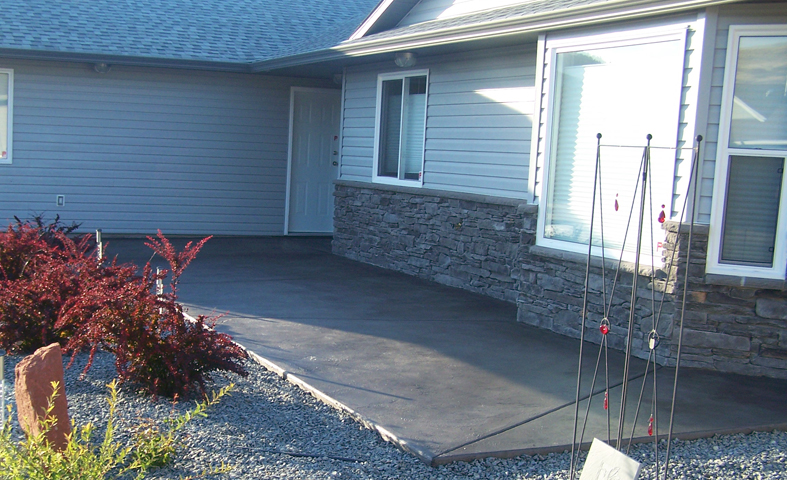 Trowel Overlay Stairs