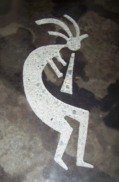 Custom Kokopelli Engrave