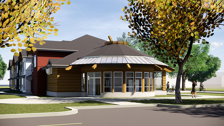 Kekylyek Indigenous community building — culturally inspired architecture